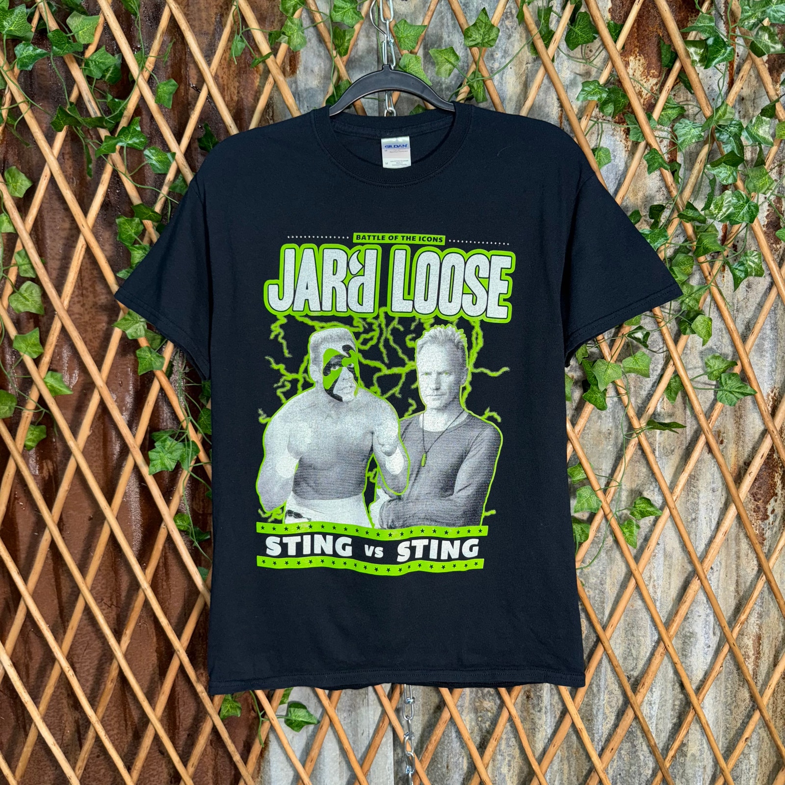 Vintage Y2k Jard Loose Battle Of The Icons 00s Sting TShirt